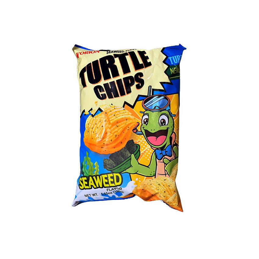 Turtle Chips (Seaweed) 12/160g 꼬북칩(김맛) PANASIAFOOD WHOLESALE