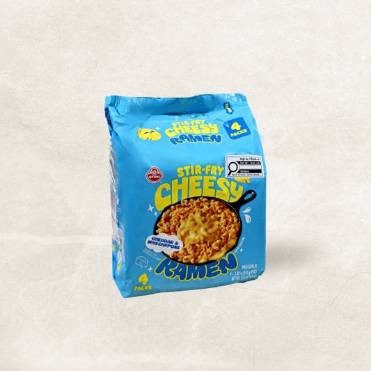 OT128 : 치즈볶음면 (체다&마스카포네) : 8/4/111g : CHEESY STIR-FRIED RAMEN (CHEDDAR & MASCARPONE)