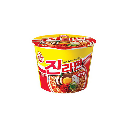 Jin Ramyun Big Bowl(spicy) 6/110g 진라면 큰컵(매운맛)