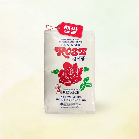 PR-001 : 장미쌀 햅쌀  : 40Lbs : ROSE RICE