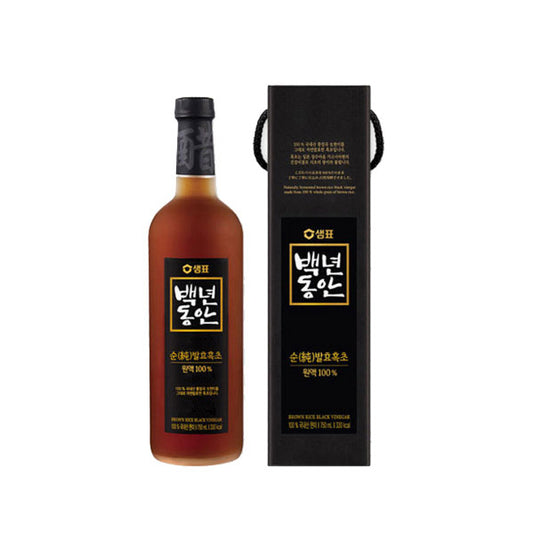 Vinaigre Noir (100% Pur) 6/750ml 백년동안 흑초 원액