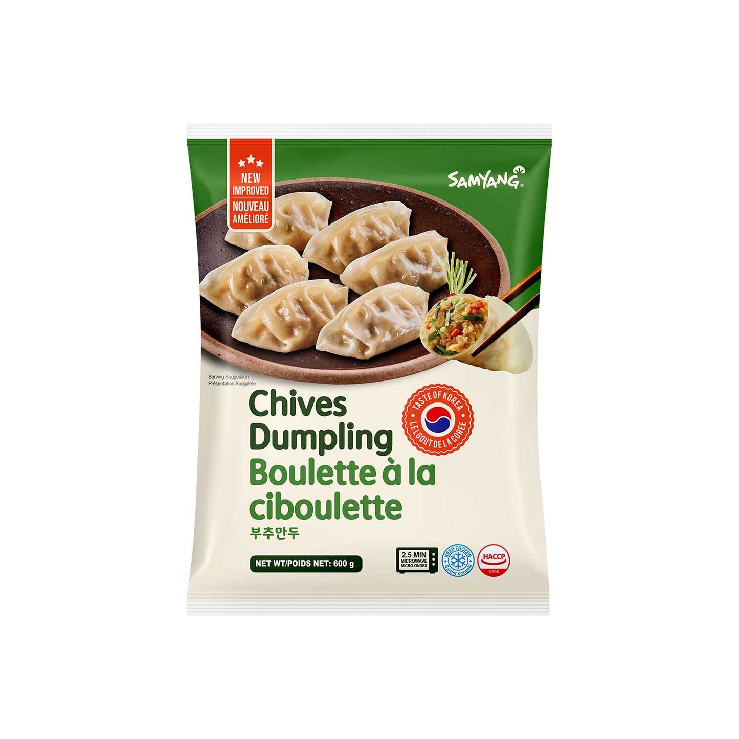 Fzn SY Chives Dumpling 12/600g 부추만두