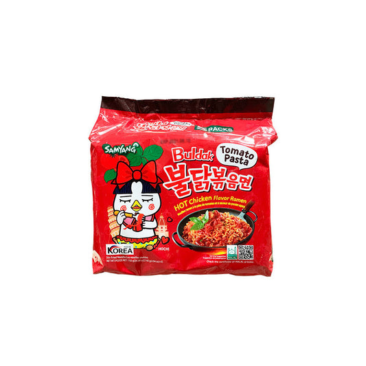 Bul-Dak(Tomato Pasta) Stir Fried Noodle(M) 8/5/140g 불닭볶음면(토마토파스타)