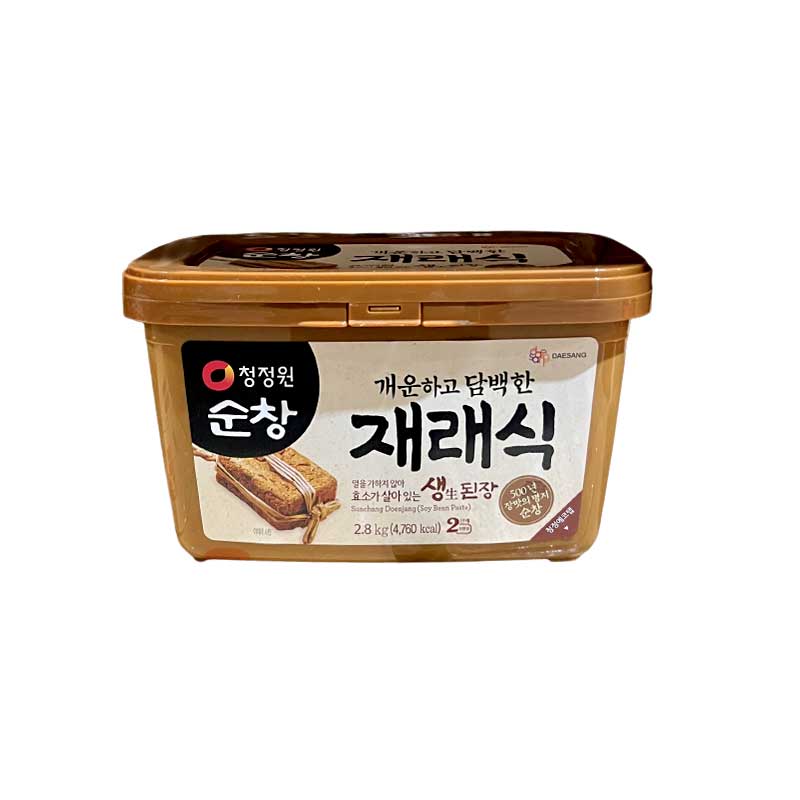 CW201 : 순창 재래식 생된장 : 4/2.8kg : SOONCHANG TRADITIONAL SOY BEAN PASTE