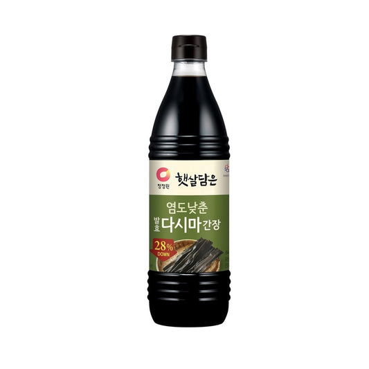 Low-salt fermented kelp soy sauce 12/840ml 염도낮춘 발효다시마 간장