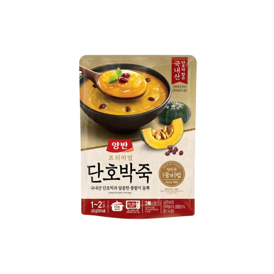 Bouillie de riz Yangban (citrouille sucrée) 20/420g 양반죽(단호박)