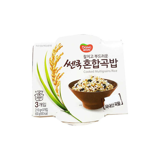 Cooked Mixed Rice 6/3/210g 건강한 혼합곡밥  (찰진)