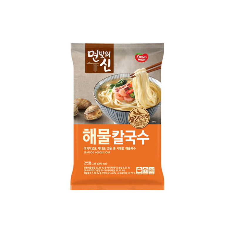 (MS) Seafood Hot Noodle Soup 10/236g 면발의신(해물칼국수)