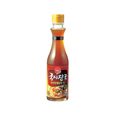 Base de soupe (fruits de mer, palourdes) 12/350ml 국시장국(바지락 해물)