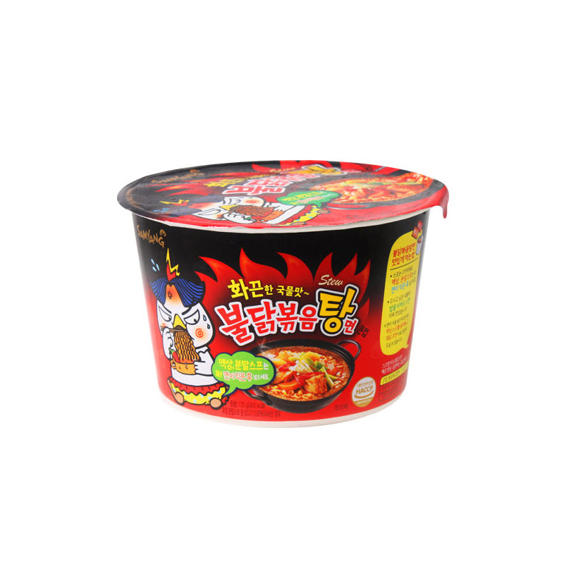 Bul-Dak Stir Fried Noodle Soup Bowl 16/120g 불닭볶음탕면 큰컵