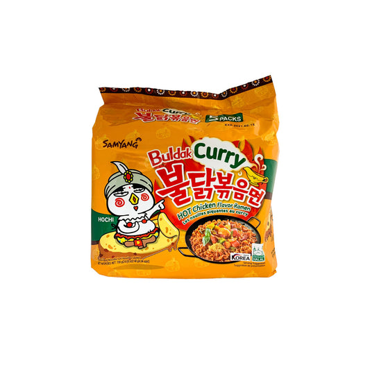 Bul-Dak(Curry) Stir Fried Noodle(M) 8/5/140g 불닭볶음면(카레)