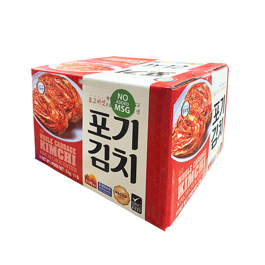 Kimchi Entier Sans Msg 2/5Kg 포기김치