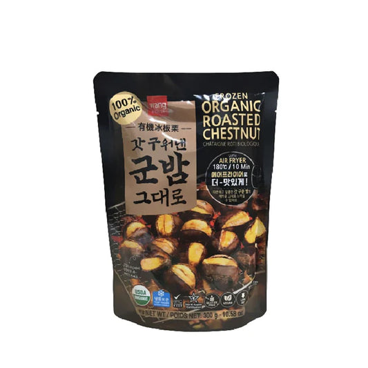 01133 : 갓 구운군밤그대로(유기농) : 20/300g FZN ORGANIC ROASTED CHESTNUT W/SHELL