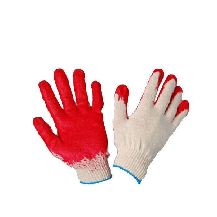 Red Coated cotton gloves 10Pairs 빨간 코팅 면장갑