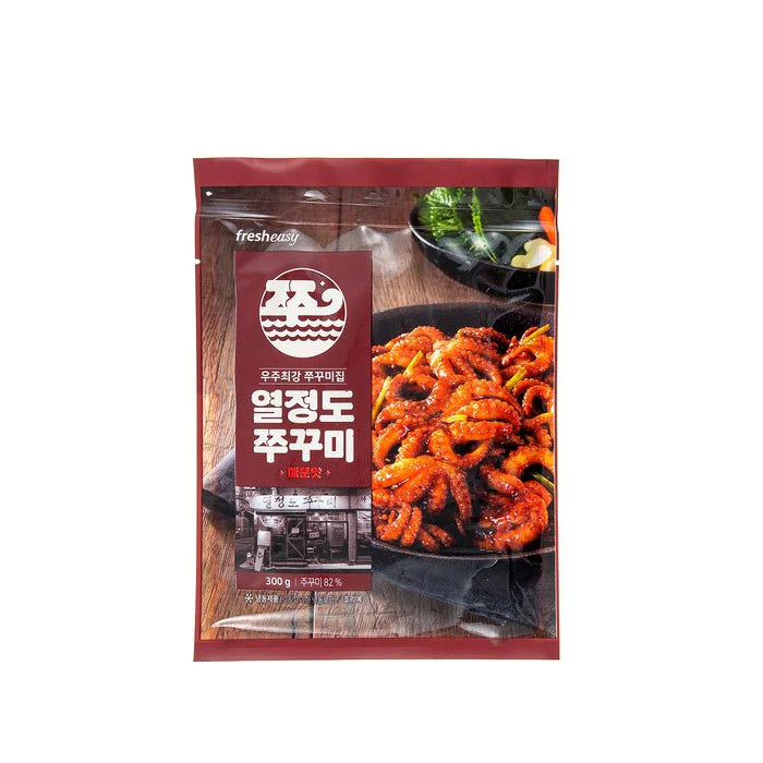 Fzn Seasoned Spicy Small Octopus 16/300g 열정도 쭈꾸미매운맛