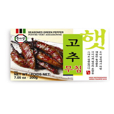 06763 고추무침 2/10/200g FZN SEASONED GREEN PEPPER