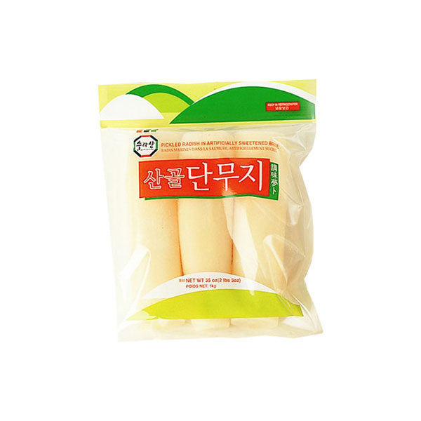 Sangol Pickled Radish(White) 14/1Kg 산골 단무지(백스시)