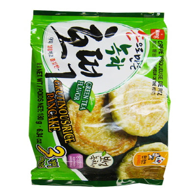 15408 찹쌀녹차호떡 24/180g(3p) FZN SWEET RICE PANCAKE(GREENTEA)