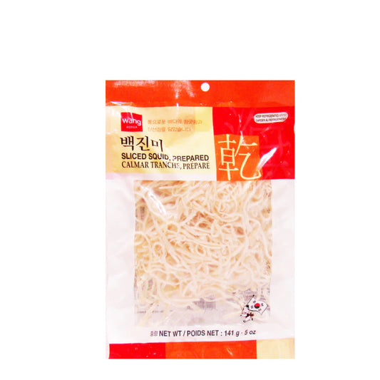 Fzn Dried White Sliced Squid 30/141g 백진미  (Beakjinmi)