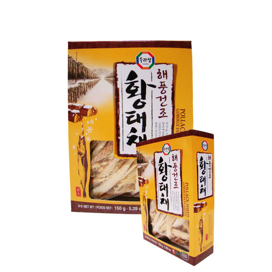 18596 황태채 20/150g DRIED POLLACK IN CASE, SLICED