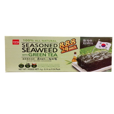 21615 : 올리브유 녹차김(도시락) : 24/4g :  SEASONED LAVER(OLIVE OIL & GREEN TEA)(FOR LUNCH BOX)