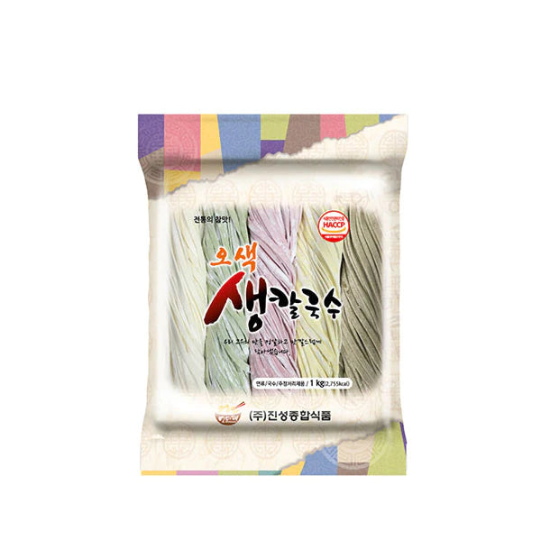 Fzn Korean Multi-Colour Noodle 10/1kg 냉동 오색 생칼국수