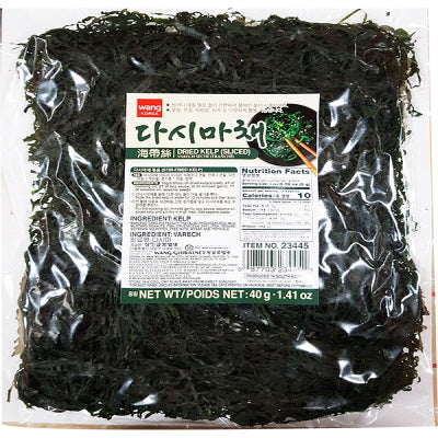 23445 : 다시마채 : 12/40g : DRIED KELP(SLICED)