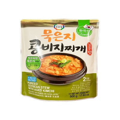 33044 : 묵은지 콩비지찌개 : 12/500g : FZN PUREED SOYBEAN PASTE STEW WITH KIMCHI