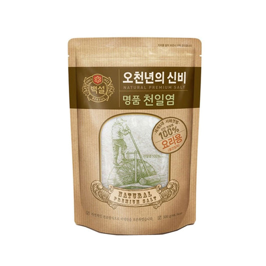 Natural Premium Salt(Fine) 12/250g 오천년의 신비(명품 천일염)(가는)