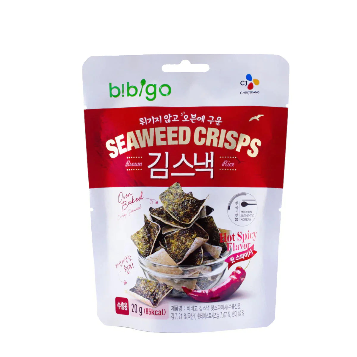 BBG Laver Crisps(Hot Spicy) 20/20g 비비고 김스낵(핫스파이시)