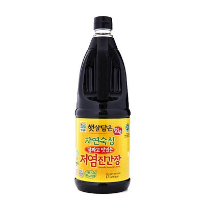 Low Sodium Jin Soy Sauce 8/1.7L 햇살담은 자연숙성 저염진간장