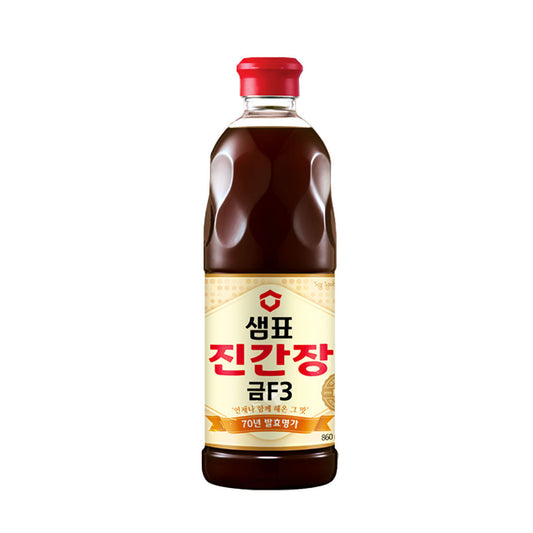 Gold-F3 Jin Soy Sauce 12/860ml 금F3 진간장