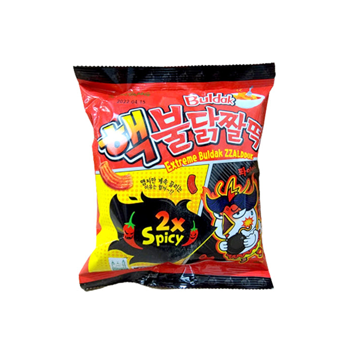 Buldak Zzalduk(2Spicy) Snack 24/120g Anglais