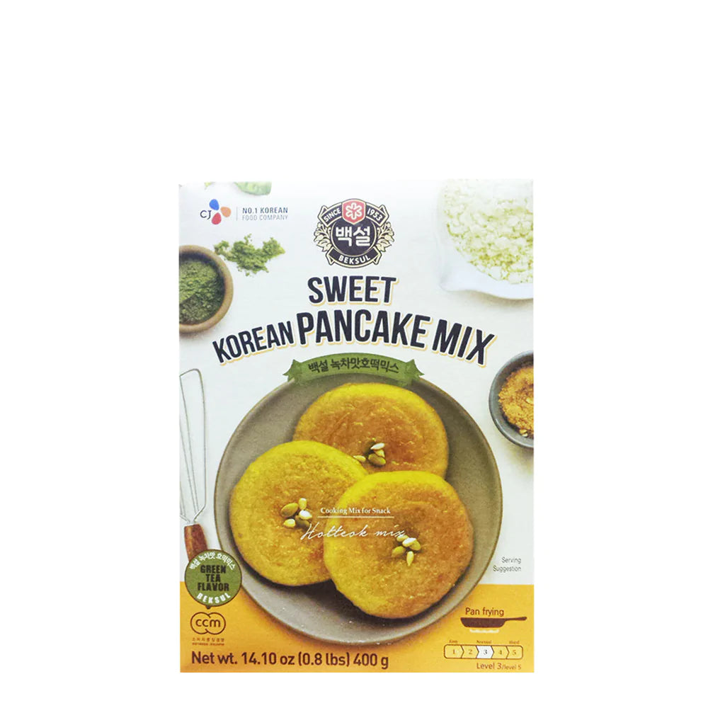 Pancake Mix (Nokcha Ho-Ddok Mix) 10/400g 녹차찹쌀 호떡믹스