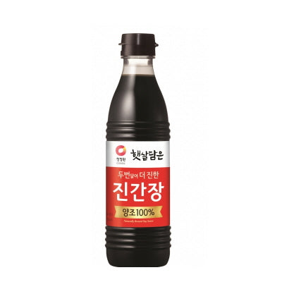 Jin Soy Sauce Jin-Gold 12/840ml Cw-20 햇살담은 두번달여 더 진한간장 골드