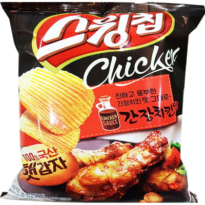 Swing Chip (Soy Sauce Chicken) 12/124g 스윙칩(간장치킨)