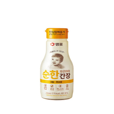 Sauce soja douce pour sautés pour enfants 12/200ml 우리아이 순한간장 비빔볶음용